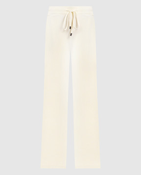 Peserico Yellow pants made of wool, silk and cashmere S94026F12K09018