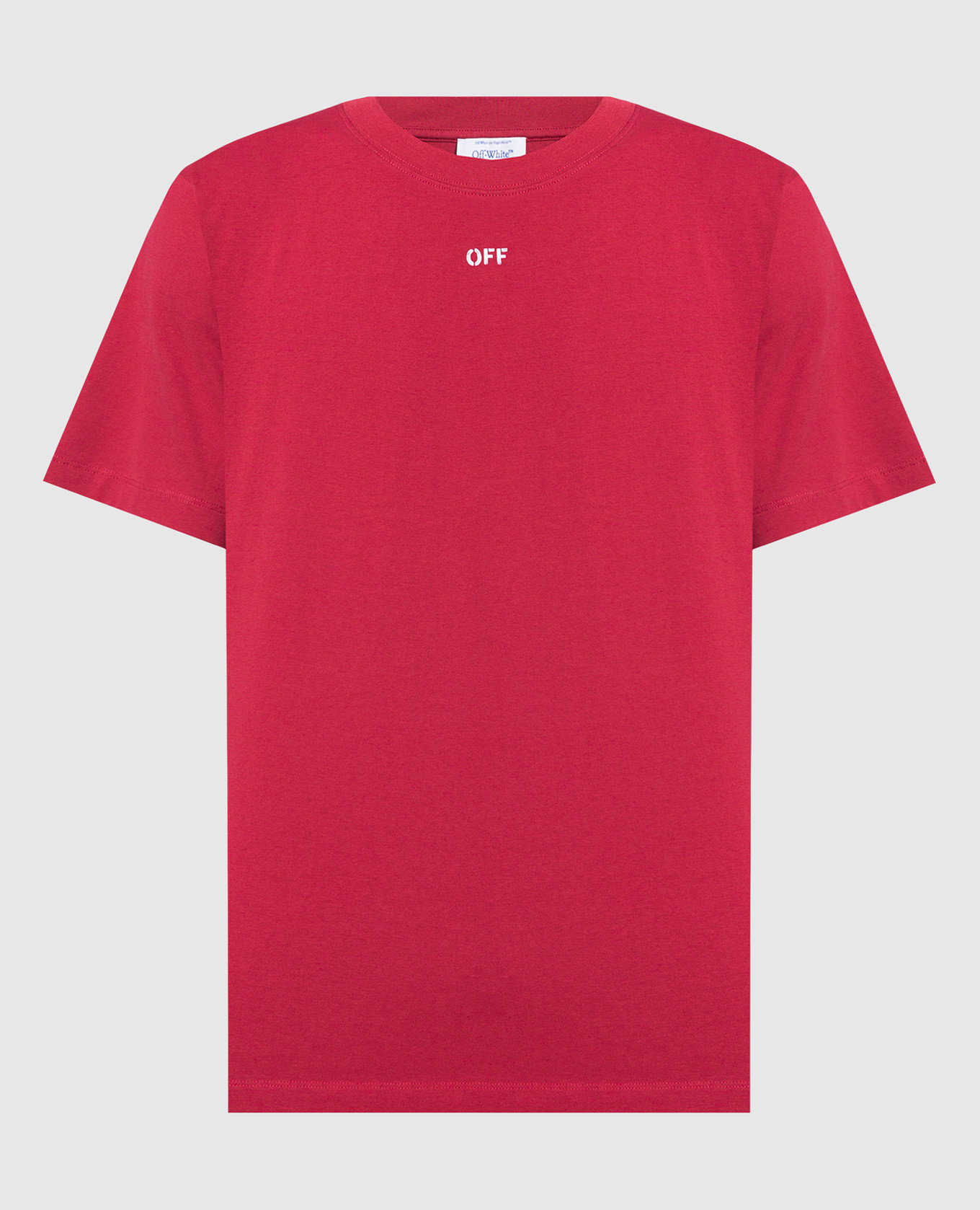 

Burgundy t-shirt with logo Off-White