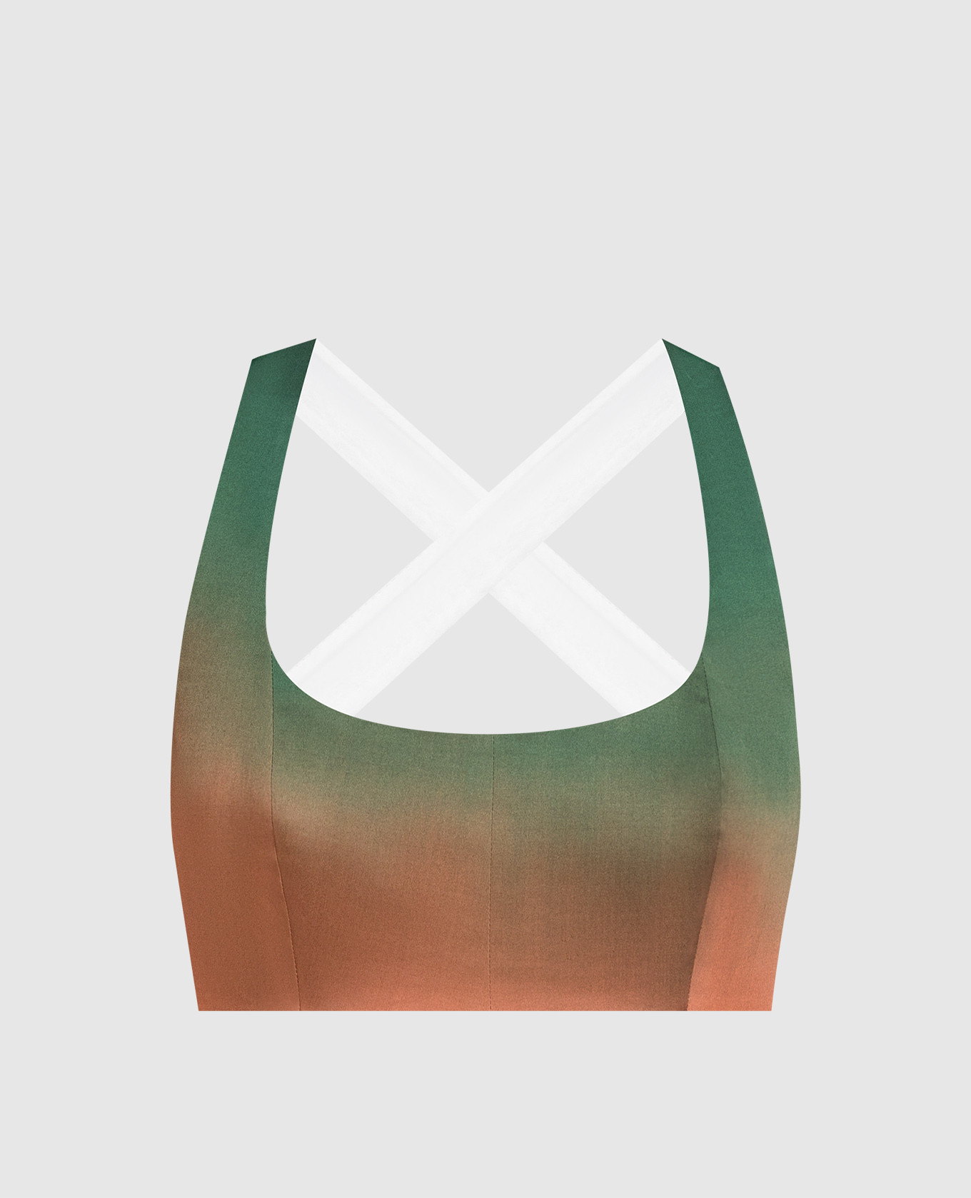 Green top with Tie Dye print Philosophy di Lorenzo Serafini
