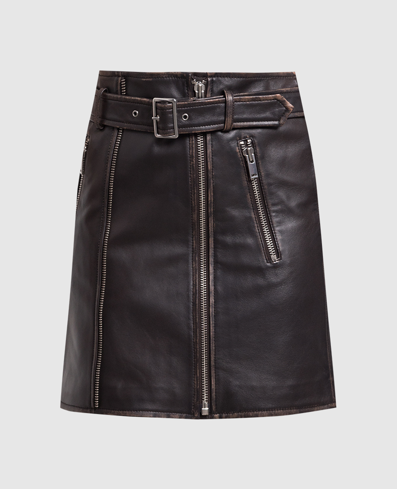 

Brown leather skirt Max Mara Weekend