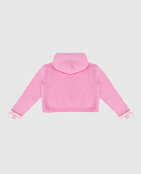 Fendi Reversible pink wool hoodie JFG082AG2P12