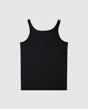 Dolce&Gabbana Children's set of black t-shirts with a logo L4J702G7OCU