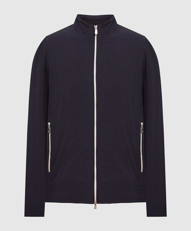 ブルゾン Brunello Cucinelli Brunello Cucinelli Technical Fabric Windb Brunello Cucinelli - Blue windbreaker MD4796162 - shop with