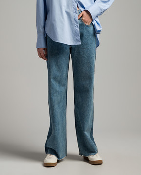 SLVRLAKE Blue jeans RE-WORK PANEL GRACE RWPG707SGRTD