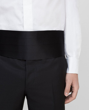 Stefano Ricci Black silk sash GF01UUNIR