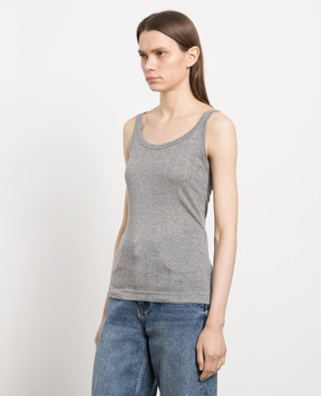 Dolce&Gabbana Gray top F8K97TFU5LT