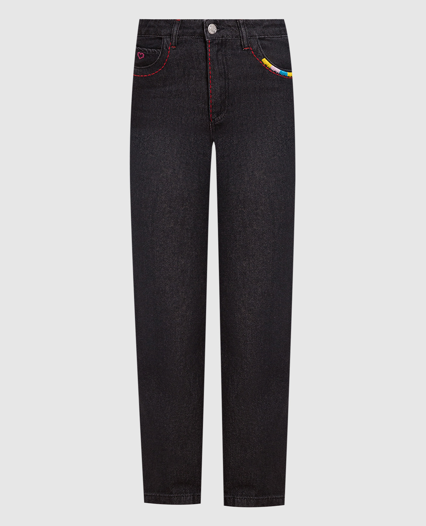 

Tamadeni black jeans with Tamagotchi embroidery Max & Co