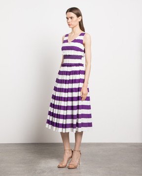 Dolce&Gabbana Striped midi dress F6D2STHS5HT