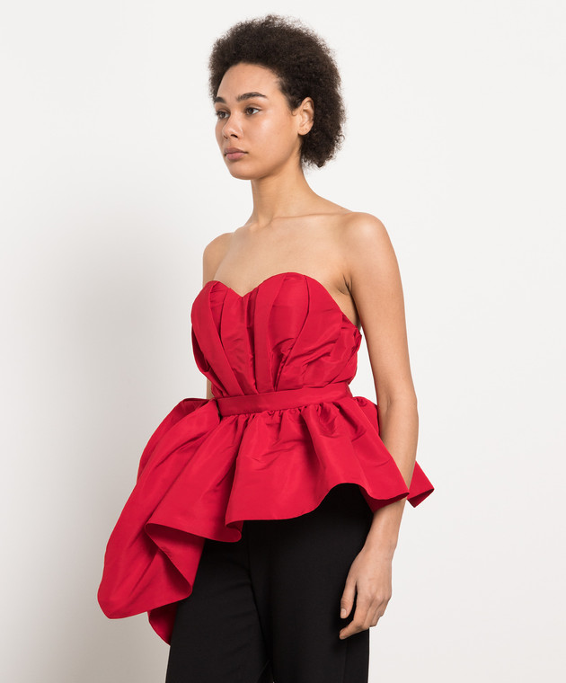 【12月スーパーSALE 15％OFF】 McQueen Alexander - with shop - 707262QEACM top bustier Red トップス