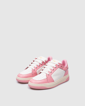 Giuseppe Zanotti Arena pink leather sneakers RS40006