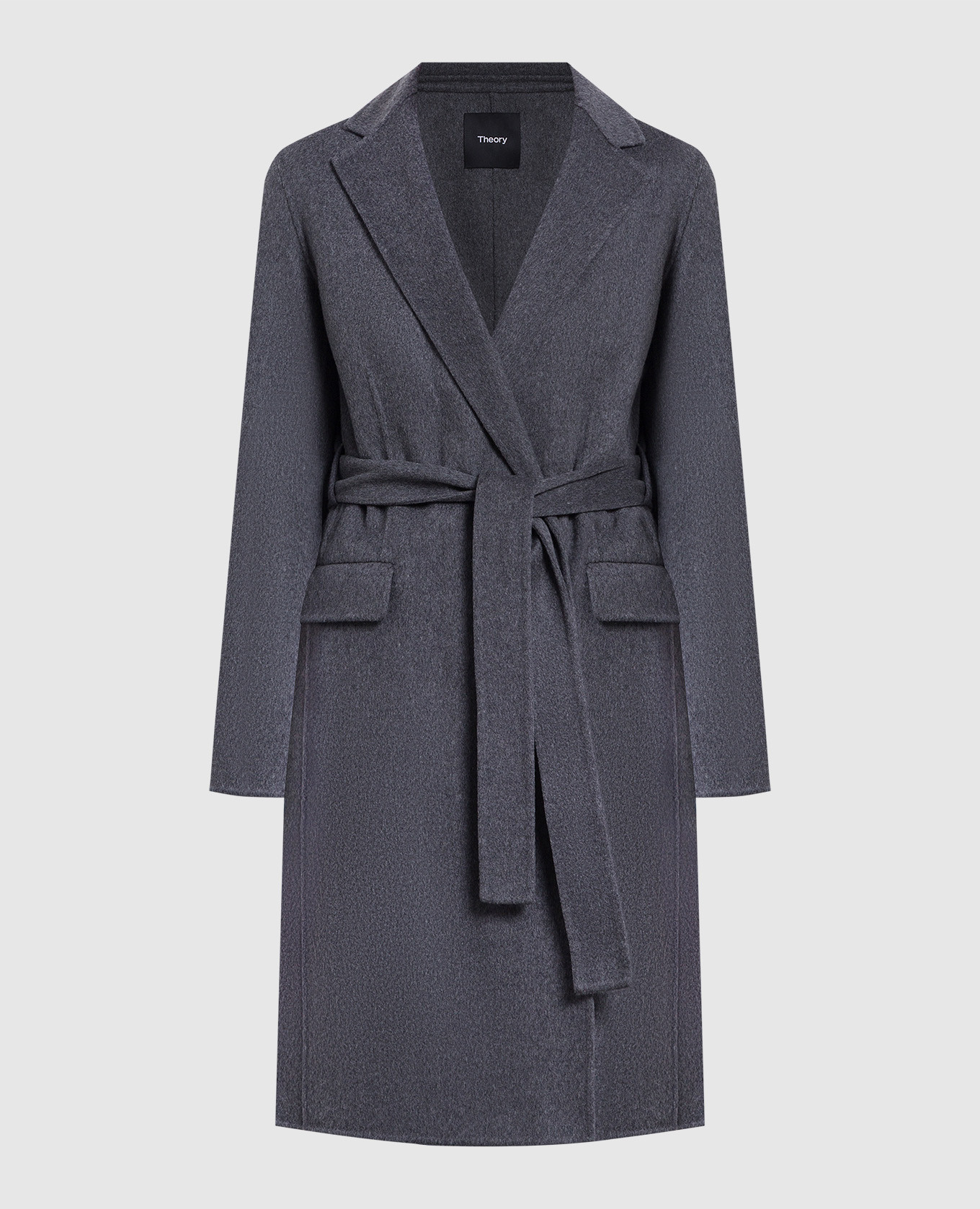 

Gray wool and cashmere coat Theory, Grey