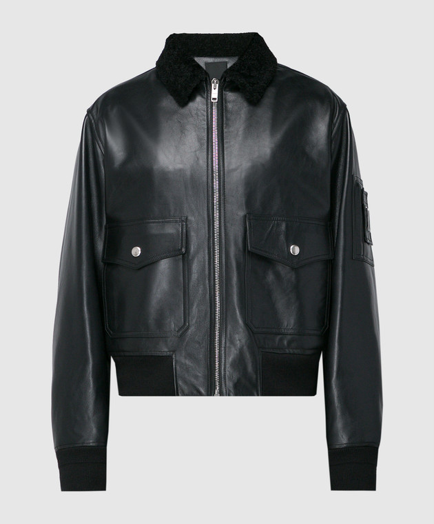 Givenchy black leather jacket best sale