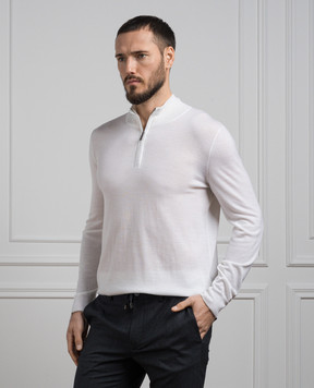 MooRER White TERNIMLL wool jumper TERNIMLL