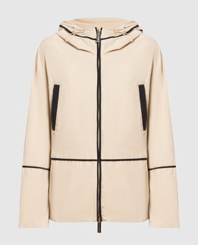 Be Florence Beige windbreaker with laces PE2322