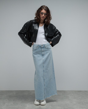AGOLDE Hilla blue denim skirt A91111141
