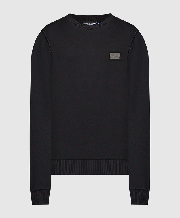 Dolce&Gabbana - Black sweatshirt with logo G9ABJTG7F2G - shop with