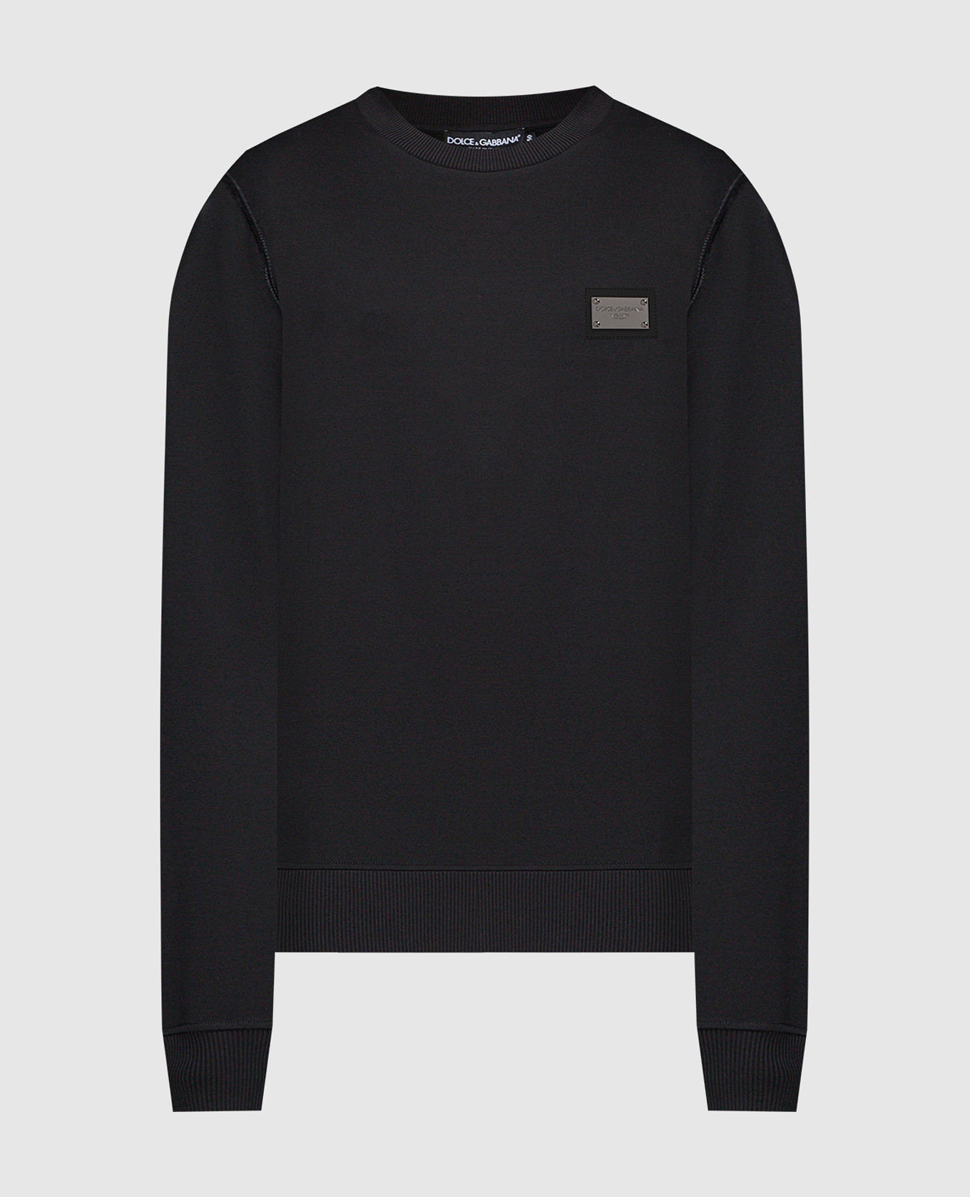 即売れ間違いなし！DOLCE & GABBANA 黒 スウェット 52 Dolce&Gabbana - Black sweatshirt with logo G9ABJTG7F2G - shop with