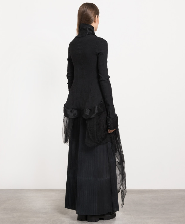 Marc Le Bihan Asymmetric Long Dress | Black | FARFETCH JO