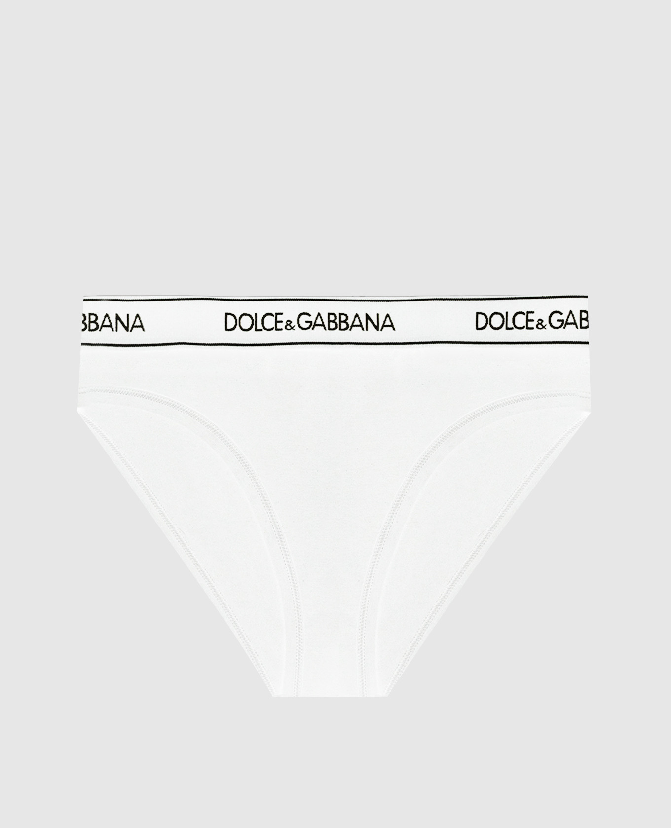 

White slip with logo pattern Dolce&Gabbana