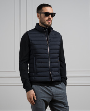 MooRER CALAF blue down vest CALAFS3