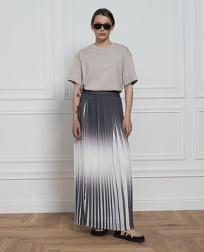 Peserico Degrade effect pleated skirt E0544100P10631A