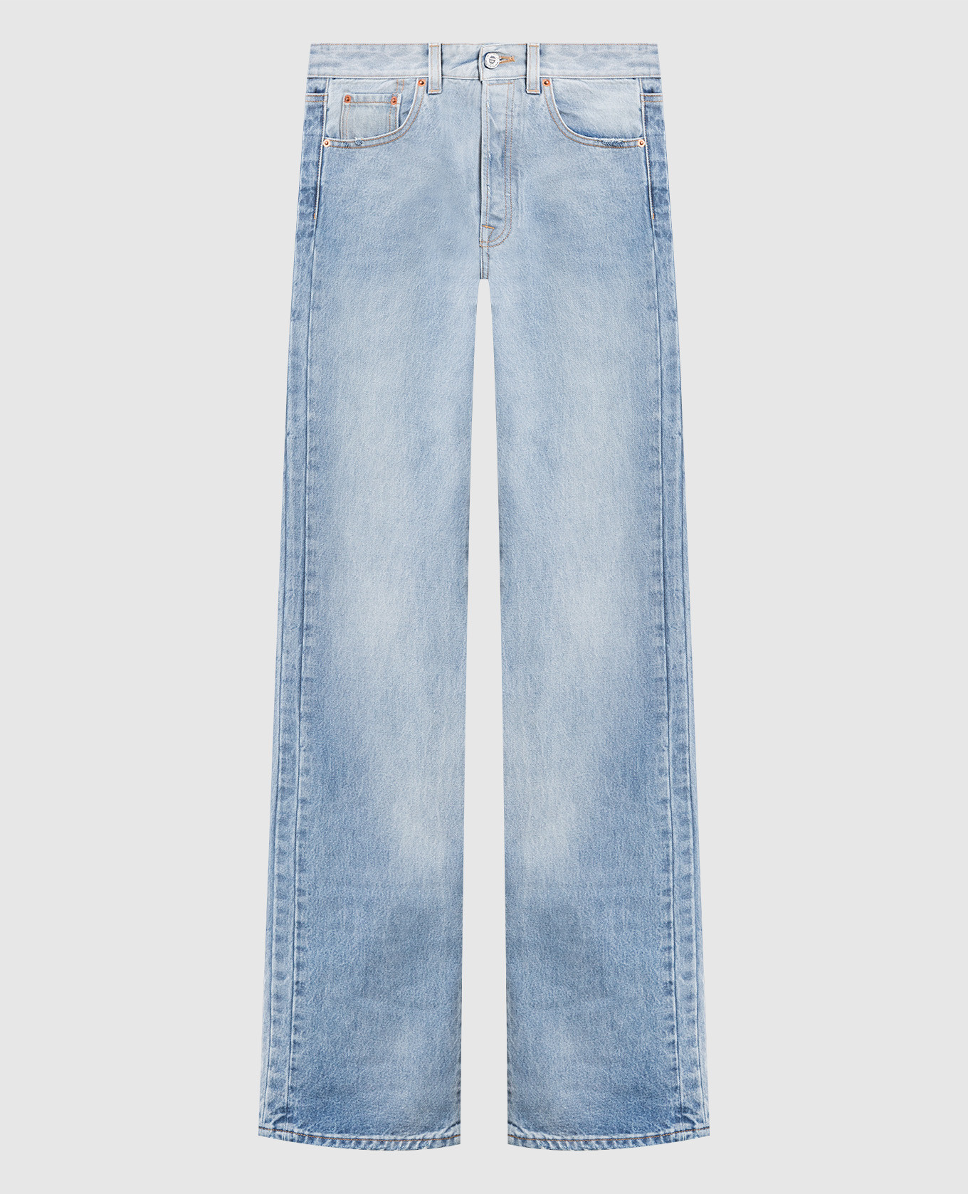 

Light blue distressed jeans Vetements