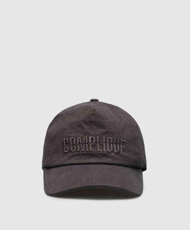 Juun.j - Gray cap with logo embroidery JC378BP03 - shop with