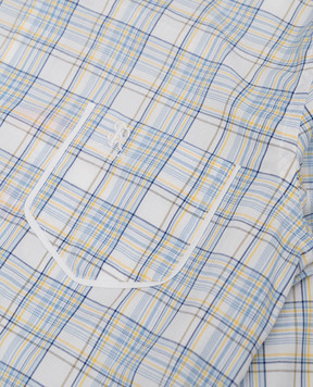 Stefano Ricci Children's gray checked shirt YC002675LJ1661