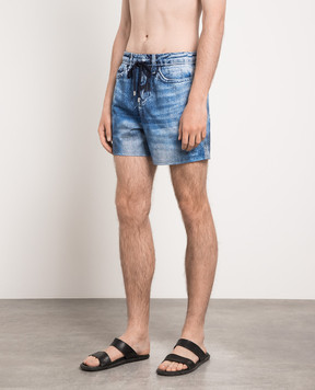 Vilebrequin Moorise Blue Swim Shorts MSOU3F11