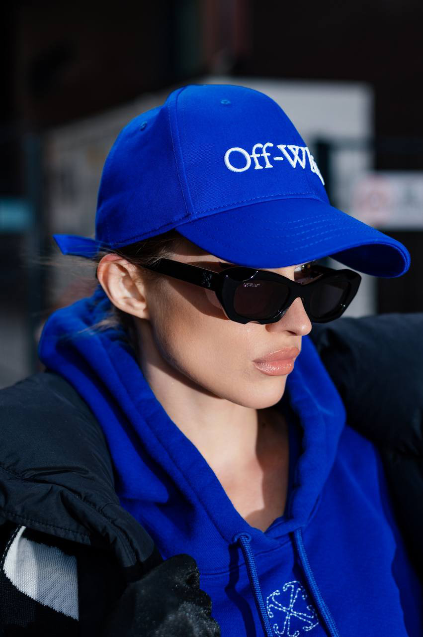 Blue cap with logo embroidery Off-White 5