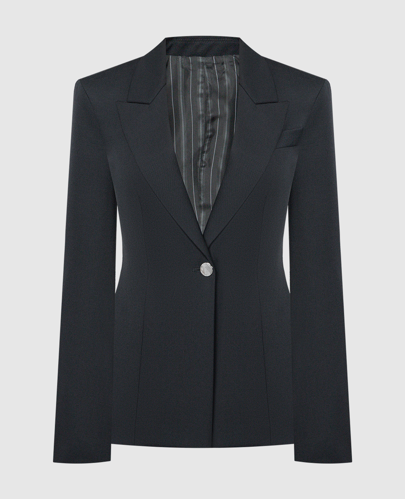 

Black Glen wool jacket The Attico