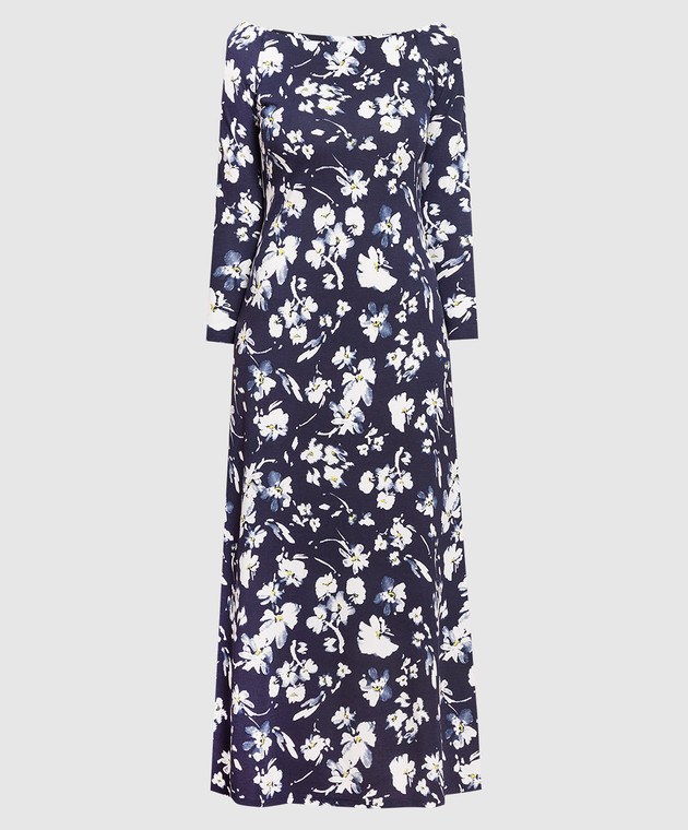 Max & Co - Blue Gas dress in floral print GAS - shop with Ireland delivery  at Symbol