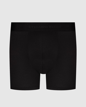 Stefano Ricci Black boxer briefs with logo BXM22SICOTT