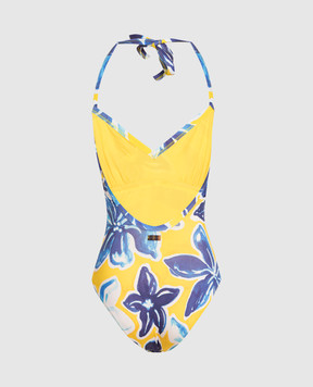 Vilebrequin Lavida yellow swimsuit in a print LAVH3H07