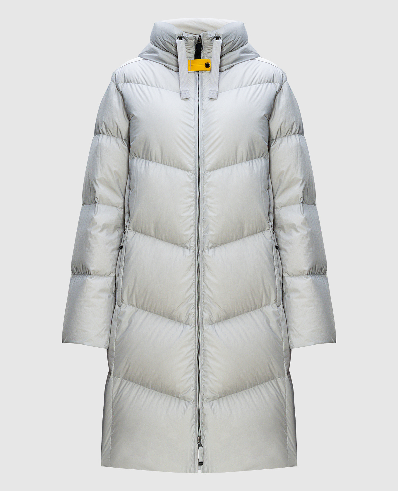

Rindou gray down coat with logo Parajumpers, Grey