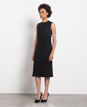 Max Mara Sportmax Black dress with an open back MIRTO