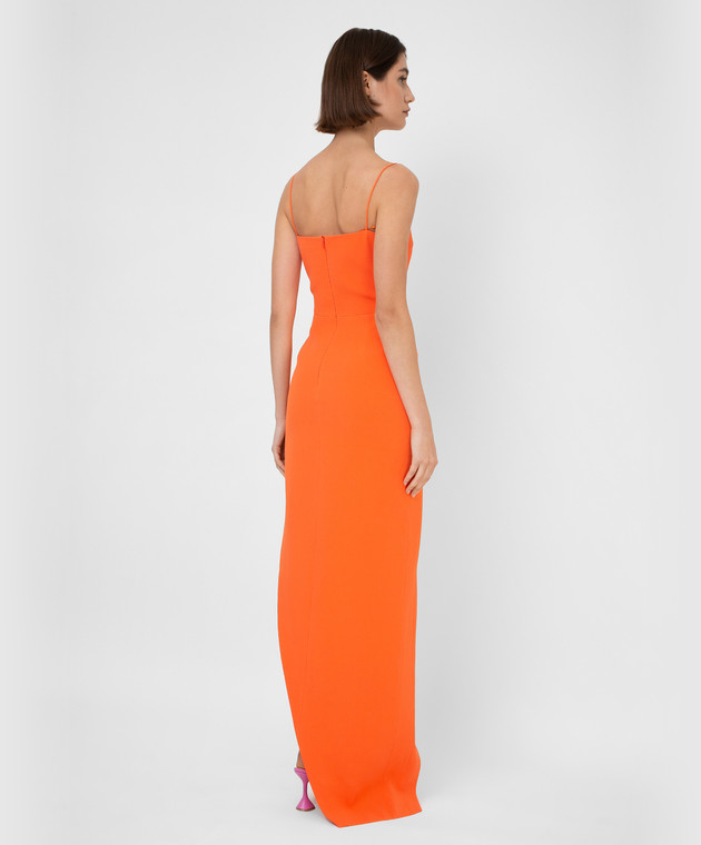 david koma orange dress David Koma