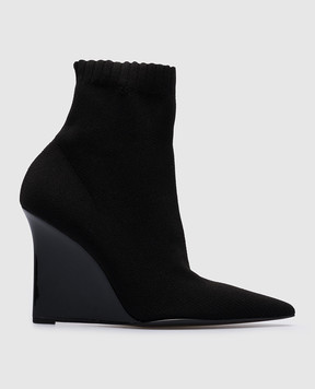 Paola Zuin Venezia Nora black ankle boots NORAKNIT