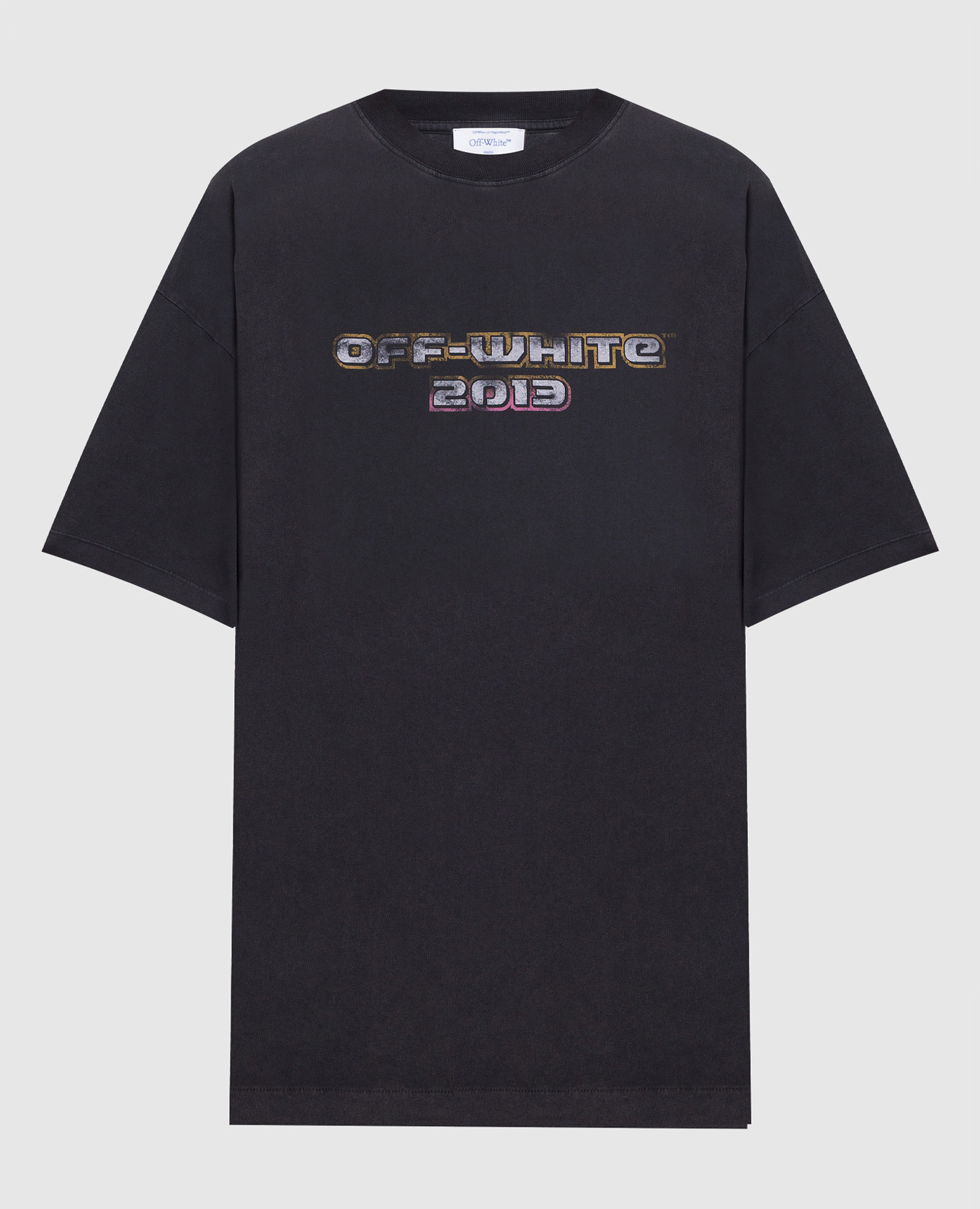 【23AW NEW】Off-White_men/ Digit Bacchus グラフィックTシャツ OFF-WHITE Digit Bacchus Crew-Neck T-shirt Black Men's - FW23