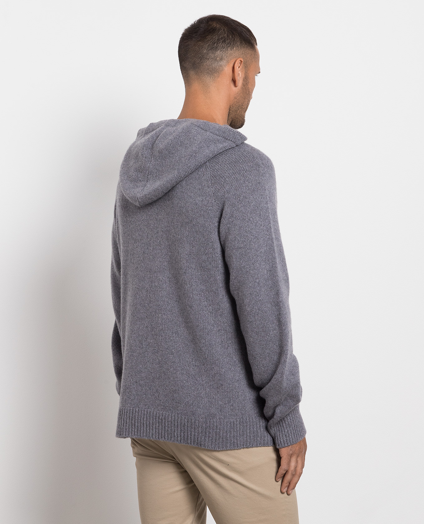 

Gray cashmere hoodie Cashmere&Whiskey, Grey