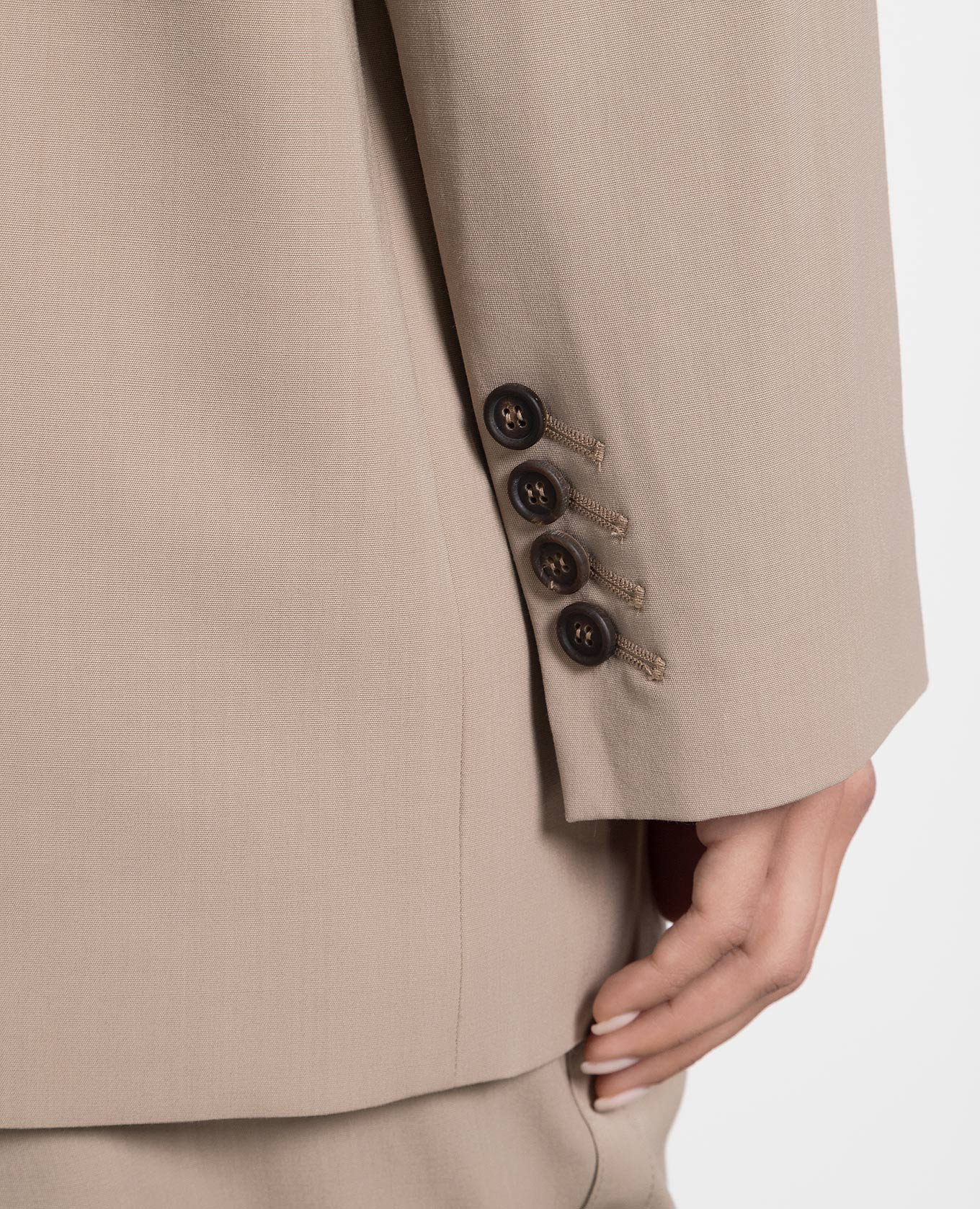 

Beige jacket with monil chain Brunello Cucinelli