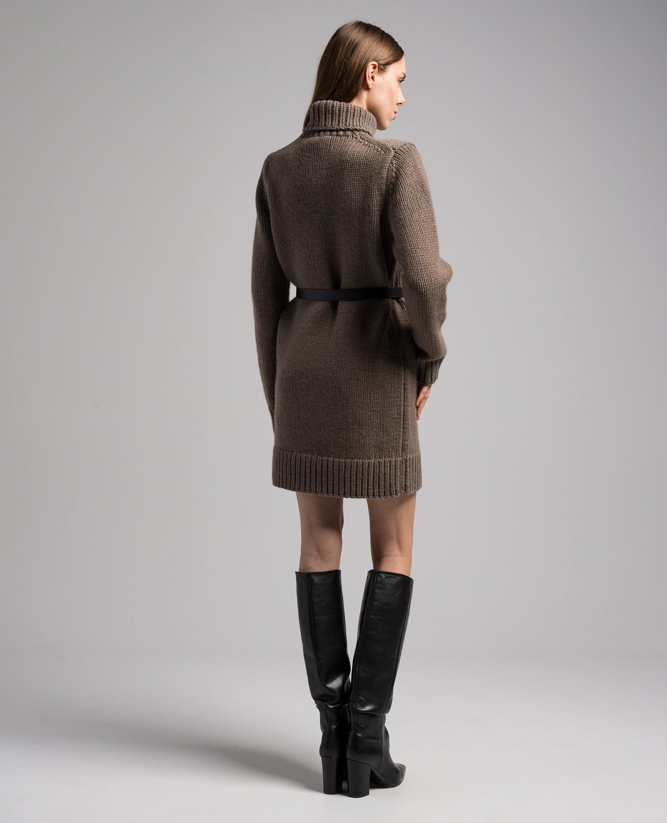 Gray cashmere dress Michael Kors 4