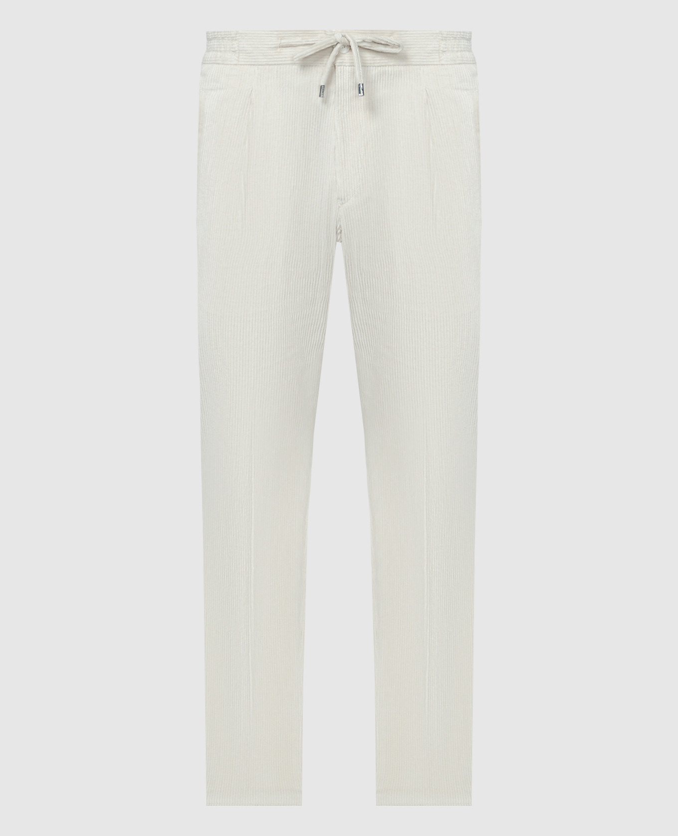

White corduroy pants Enrico Mandelli