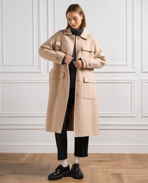 Vicolo Beige coat TR0081