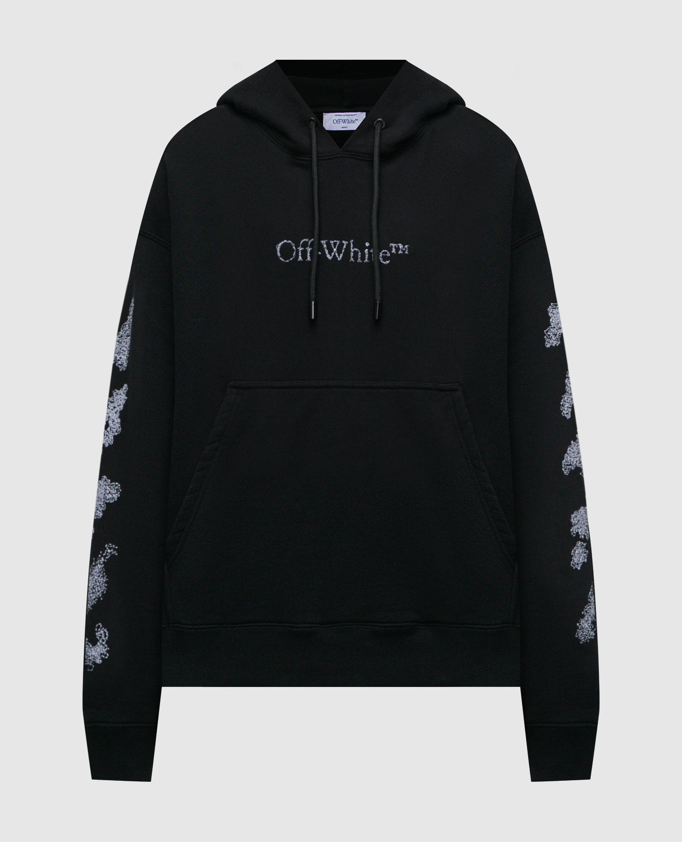

Black hoodie with embroidery Off-White
