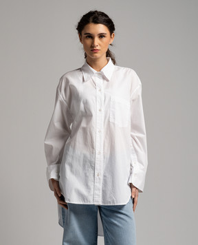 CITIZENS OF HUMANITY White KAYLA blouse with an asymmetric bottom 9330741