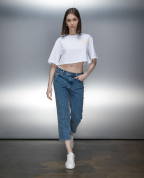 Philosophy di Lorenzo Serafini White t-shirt with logo print A07020756