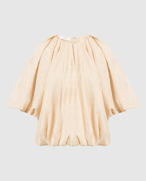 CO Beige blouse with a reaper effect 2068OPLS