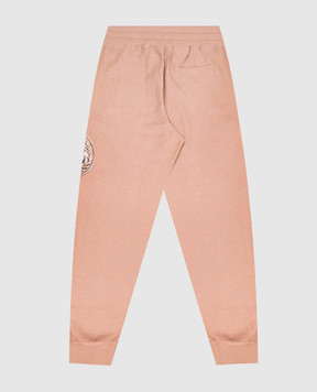 Dolce&Gabbana Beige joggers with a coin print L4JPFEG7J4P