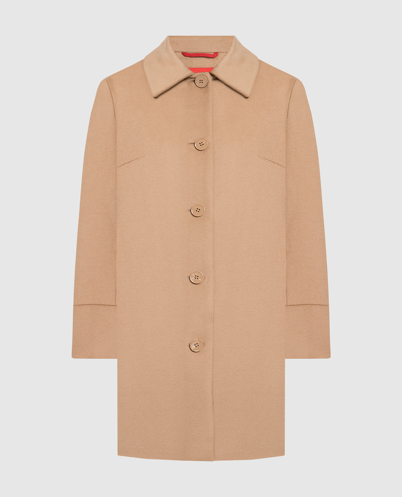 

Brown coat made of wool Max & Co, Коричневый